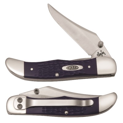 C13008 W.R. Case mid folding hunter-blue synthetic