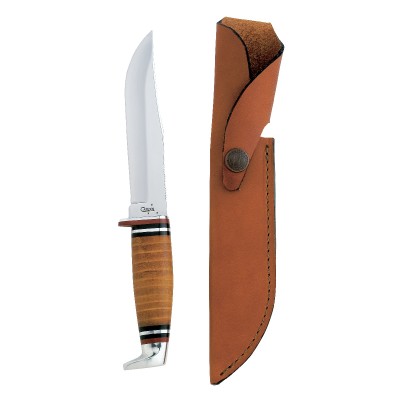 C385 W.R. Case fixed blade-leather